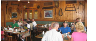 inside the restaurant